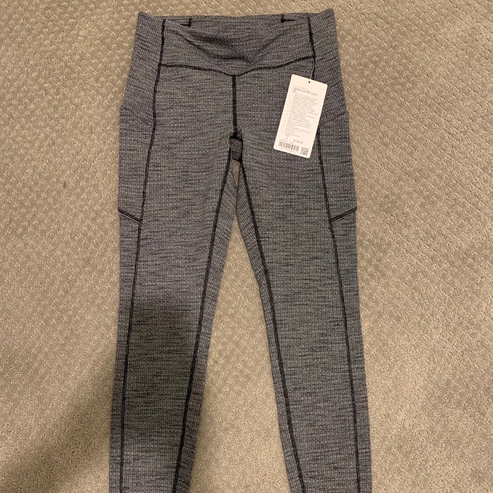Speed Up MR Tight 28”. Grey. Lululemon. Size 8